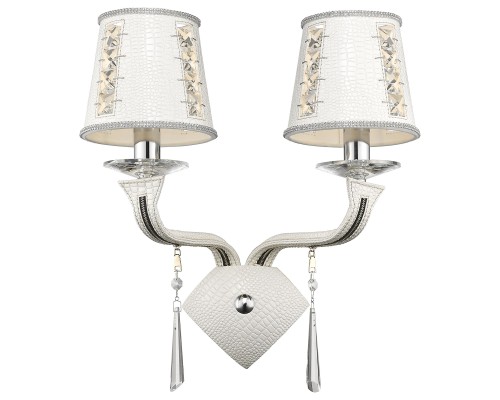 Бра Wertmark WE392.02.001 Adelina E14 40 Вт белый, хром