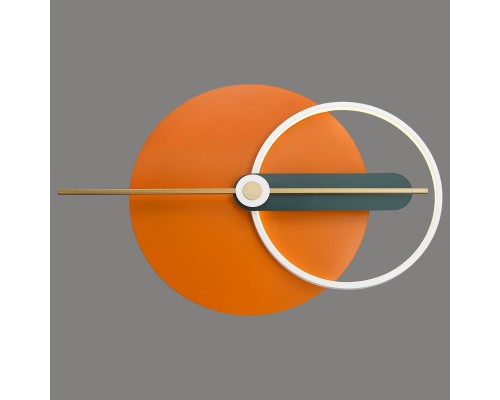 Настенный светодиодный светильник Velante 461-071-02 LED 15+13 Вт оранжевый, зеленый, белый, золото 3000-4500-6000К с пультом