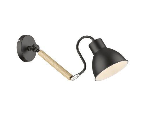 Бра Velante 230-021-01 черный, сосна 1*40Вт