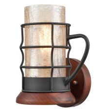 Бра Velante 561-701-01 дуб, черный E27 1*40Вт