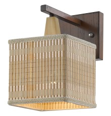 Бра Velante 266-121-01 коричневый, хром