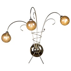 7757BJ/3+106H GD VELANTE Классический стиль светильник настенный, G4, 3x20W