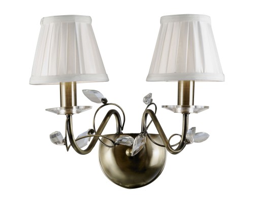 378-501-02 VELANTE Классический стиль светильник настенный, E14, 2x40W