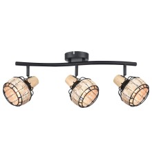 563-711-03 VELANTE Деревянный стиль светильник настенный, E14, 3x40W