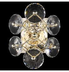 Бра хрустальное Wertmark WE110.02.301 Brillant E14 40 Вт белое золото, прозрачный