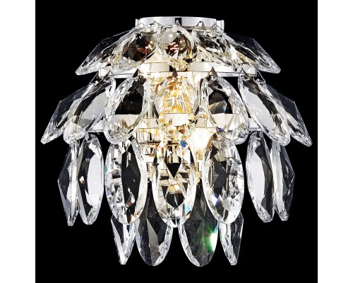 Бра хрустальное Wertmark WE113.02.101 Ludgera E14 40 Вт хром, прозрачный