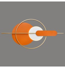 Настенный светодиодный светильник Velante 462-071-02 LED 13+7 Вт оранжевый, белый, золото 3000-4500-6000К с пультом