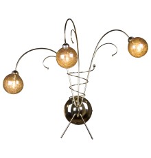 7757BJ-3+106H-GD VELANTE Классический стиль светильник настенный, G4, 3x20W