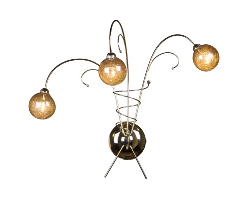 7757BJ-3+106H-GD VELANTE Классический стиль светильник настенный, G4, 3x20W