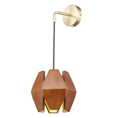 533-701-01 VELANTE Деревянный стиль светильник настенный, E27, 40W