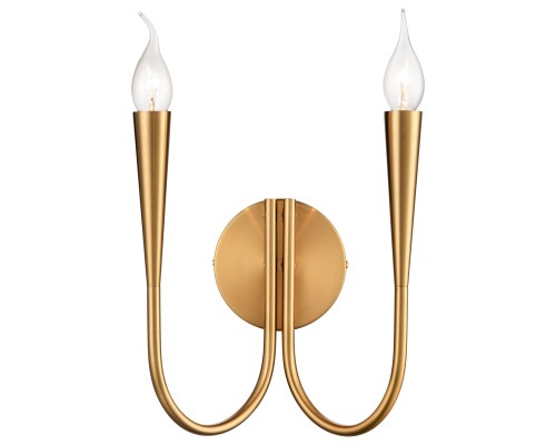 368-501-02 VELANTE Классический стиль светильник настенный, E14, 2x40W