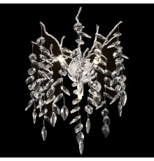 Бра хрустальное Wertmark Damiana WE184.03.201 матовый никель 3*40Вт