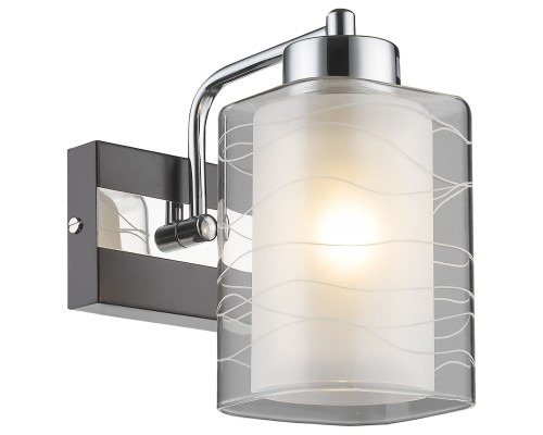 Бра Velante 278-121-01 хром, темный венге, белый