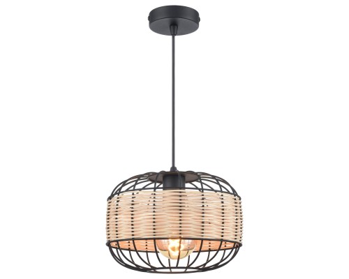563-716-01 VELANTE Деревянный стиль светильник подвесной, E27, 40W