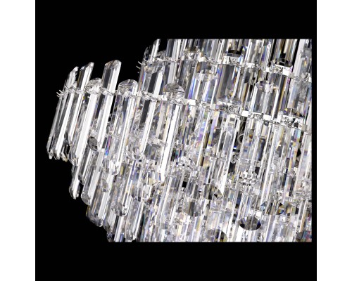 Люстра хрусталь Wertmark WE107.21.103 Lazzara никель E14 40 Вт