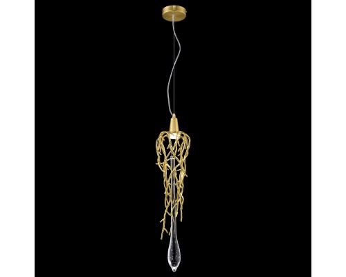 Светильник подвесной Wertmark WE186.01.403 Divina GU10 40 Вт матовое золото