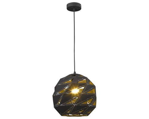 Подвесной светильник Wertmark WE266.01.026 Decimo черный E27 60 Вт