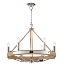 WE586.06.103 WERTMARK BRENDA светильник подвесной, E14, 6x40W