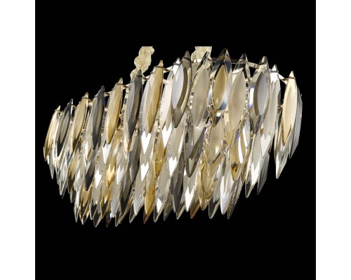 Хрустальная люстра Wertmark WE144.14.303 Orlanda E14 40 Вт белое золото, прозрачный, дымчатый, янтарный