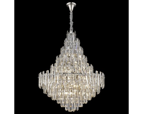 Люстра хрусталь Wertmark WE107.21.103 Lazzara никель E14 40 Вт