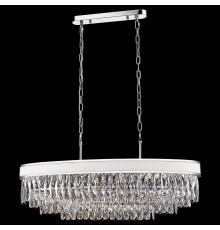 Хрустальная люстра Wertmark WE136.12.103 Clarissa E14 40 Вт хром, белый