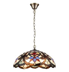 Люстра подвесная Tiffany Velante 826-806-03 E27 3*60 Вт бронза