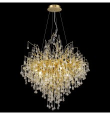 Подвесная люстра Wertmark WE189.09.403 Dionisia G9 40 Вт матовое золото