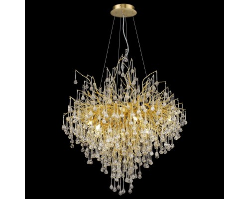 Подвесная люстра Wertmark WE189.09.403 Dionisia G9 40 Вт матовое золото