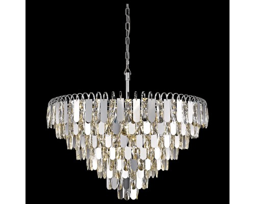 Хрустальная люстра Wertmark WE105.22.103 Crescentia E14 40 Вт хром, прозрачный