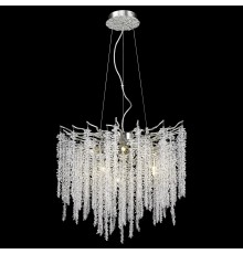 Люстра подвесная Wertmark WE185.09.203 DACIANA G9 9*40 Вт матовый никель