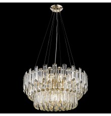 Хрустальная люстра Wertmark WE107.12.303 Lazzara E14 40 Вт золото, прозрачный