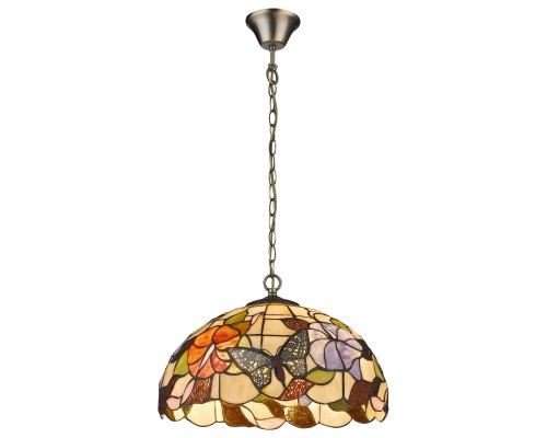 816-806-02 VELANTE Ð¡ÑÐ¸Ð»Ñ Tiffany ÑÐ²ÐµÑÐ¸Ð»ÑÐ½Ð¸Ðº Ð¿Ð¾Ð´Ð²ÐµÑÐ½Ð¾Ð¹, E27, 2x60W