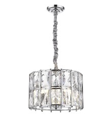 Хрустальная люстра Wertmark WE148.05.103 Karlin E14 40 Вт хром, прозрачный