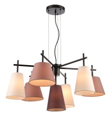 338-023-07 VELANTE Современный стиль светильник подвесной, E14, 7x40W