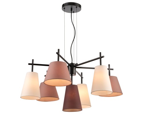 338-023-07 VELANTE Современный стиль светильник подвесной, E14, 7x40W