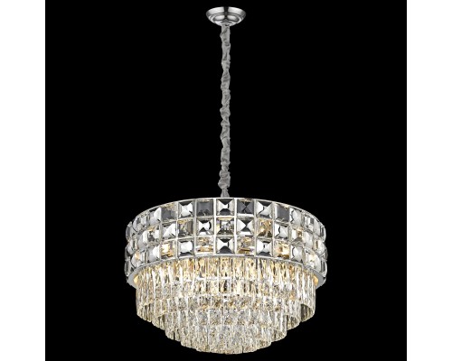 Люстра хрусталь Wertmark WE133.16.103 Sabrina хром E14 40 Вт