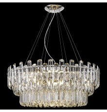 Хрустальная люстра Wertmark WE107.15.123 Lazzara E14 40 Вт никель, прозрачный