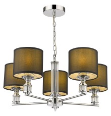 Подвесная люстра Velante 293-123-05 хром E14 5*40Вт
