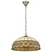 Подвесная люстра Тиффани Velante 859-806-03 бронза E27 3*60Вт