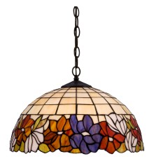 813-806-02 VELANTE Ð¡ÑÐ¸Ð»Ñ Tiffany ÑÐ²ÐµÑÐ¸Ð»ÑÐ½Ð¸Ðº Ð¿Ð¾Ð´Ð²ÐµÑÐ½Ð¾Ð¹, E27, 2x60W