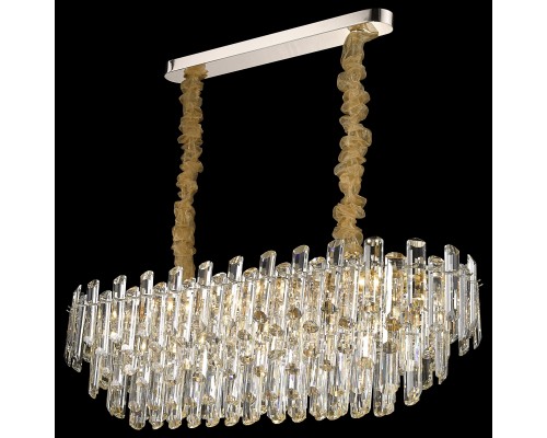 Хрустальная люстра Wertmark WE107.15.303 Lazzara E14 40 Вт золото, прозрачный