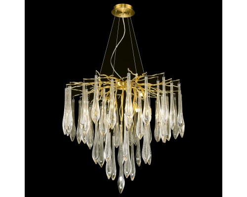 Люстра подвесная Wertmark WE186.12.403 DIVINA G9 12*40 Вт матовое золото