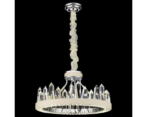 Подвесная светодиодная люстра Wertmark WE456.06.103 Leona LED 72 Вт 4000K хром, белый