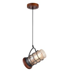 Светильник подвесной Velante 561-706-01 дуб, черный E27 1*40Вт