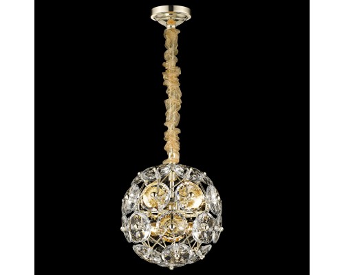 Хрустальная люстра Wertmark WE110.06.303 Brillant E14 40 Вт белое золото, прозрачный