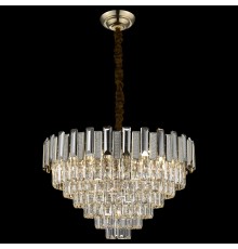 Хрустальная люстра Wertmark WE131.13.303 Candida E14 40 Вт кофейное золото, прозрачный