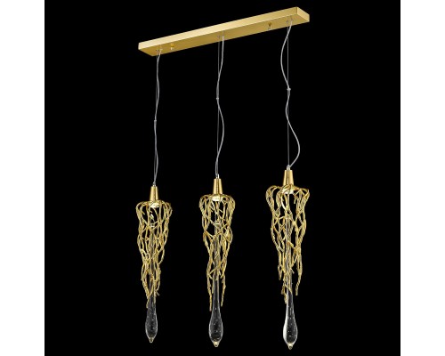 Светильник подвесной Wertmark WE186.03.403 Divina GU10 40 Вт матовое золото