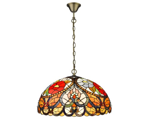 827-806-03 VELANTE Ð¡ÑÐ¸Ð»Ñ Tiffany ÑÐ²ÐµÑÐ¸Ð»ÑÐ½Ð¸Ðº Ð¿Ð¾Ð´Ð²ÐµÑÐ½Ð¾Ð¹, E27, 3x60W