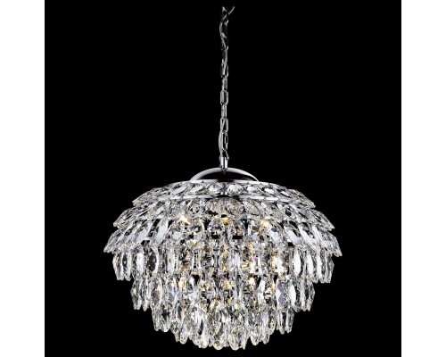 Хрустальная люстра Wertmark WE113.11.103 Ludgera E14 40 Вт хром, прозрачный