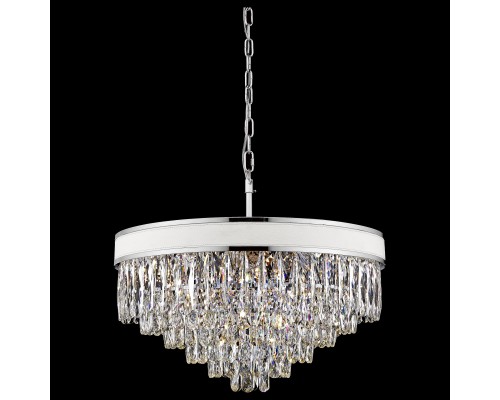 Хрустальная люстра Wertmark WE136.15.103 Clarissa E14 40 Вт хром, белый